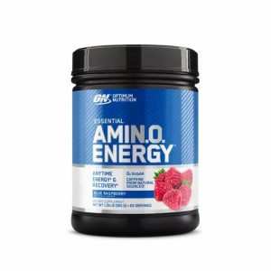 Optimum Nutrition ESSENTIAL AMIN.O. ENERGY® Blue Raspberry 1.29 lb (65 Servings) Malaysia | 763WDUVFM