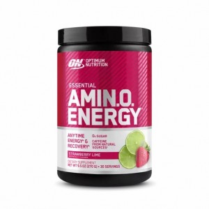 Optimum Nutrition ESSENTIAL AMIN.O. ENERGY® Strawberry Lime 0.6 lb (30 Servings) Malaysia | 984PRBMAZ