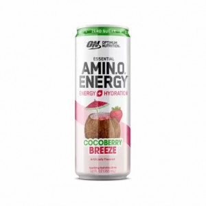 Optimum Nutrition ESSENTIAL AMIN.O. ENERGY+ Electrolytes Sparkling *new* Cocoberry Breeze 355ml * 12 Cans (12 Servings) Malaysia | 752PNKWMF