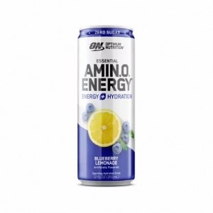 Optimum Nutrition ESSENTIAL AMIN.O. ENERGY+ Electrolytes Sparkling Blueberry Lemonade 355ml * 12 Cans (12 Servings) Malaysia | 319BMAFID