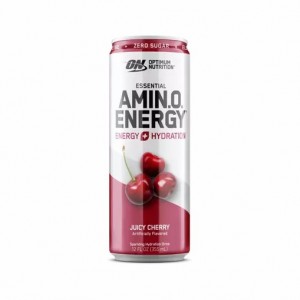 Optimum Nutrition ESSENTIAL AMIN.O. ENERGY+ Electrolytes Sparkling Juicy Cherry 355ml * 12 Cans (12 Servings) Malaysia | 596SJQPRY