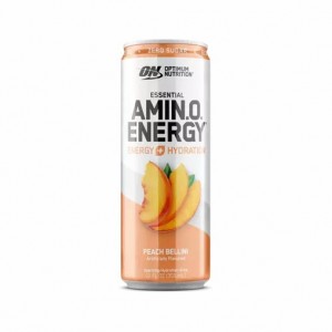 Optimum Nutrition ESSENTIAL AMIN.O. ENERGY+ Electrolytes Sparkling Peach Bellini 355ml * 12 Cans (12 Servings) Malaysia | 672IAPDXE