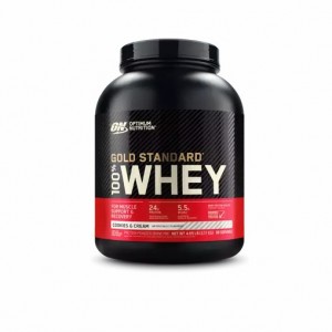 Optimum Nutrition GOLD STANDARD 100% WHEY™ Cookies & Cream 5 lb (68 Servings) Malaysia | 230QCISKF