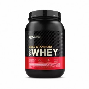 Optimum Nutrition GOLD STANDARD 100% WHEY™ Delicious Strawberry 2 lb (29 Servings) Malaysia | 853WOEDGN