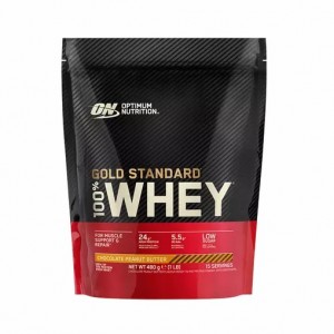 Optimum Nutrition Gold Standard 100% Whey Protein Powder Chocolate Peanut Butter 480 grams (15 Servings) Malaysia | 815YSLUGJ