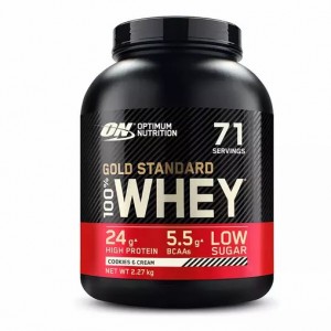 Optimum Nutrition Gold Standard 100% Whey Protein Powder Cookies & Cream 2.27 kg (71 Servings) Malaysia | 980LFMRKG