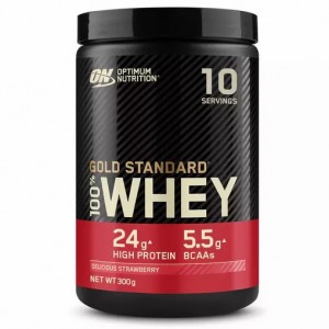 Optimum Nutrition Gold Standard 100% Whey Protein Powder Delicious Strawberry 300 grams (10 Servings) Malaysia | 209CDQKTN