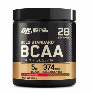 Optimum Nutrition Gold Standard BCAA Train + Sustain Strawberry Kiwi 266 grams (28 Servings) Malaysia | 136OTFWDQ