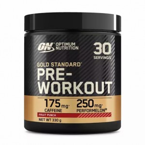 Optimum Nutrition Gold Standard Pre-Workout Fruit Punch 330 grams (30 Servings) Malaysia | 490VGCBDO