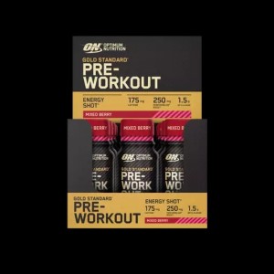 Optimum Nutrition Gold Standard Pre-Workout Shot Mixed Berry 720 ml (12 pieces) Malaysia | 548JBPZKW