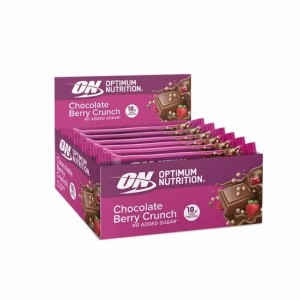 Optimum Nutrition Protein Bar Chocolate Berry Crunch 720 grams (12 Bars) Malaysia | 385TXRKNY