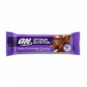 Optimum Nutrition Protein Bar Nutty Chocolate Caramel 70 grams (1 Bars) Malaysia | 295XFQILH