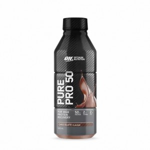 Optimum Nutrition Pure Pro 50 Chocolate 508ml (12 bottles) Malaysia | 925OYCEKP