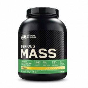 Optimum Nutrition Serious Mass Banana 2.73 kg (8 Servings) Malaysia | 380XBUPEC