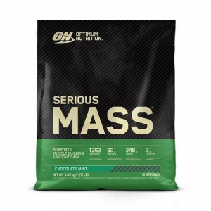 Optimum Nutrition Serious Mass Chocolate Mint 5.45 kg (16 Servings) Malaysia | 976JEIGQS