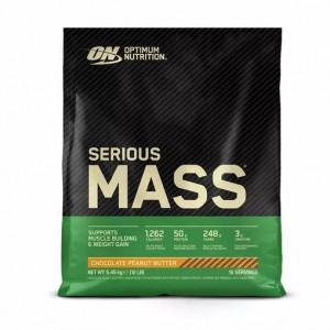 Optimum Nutrition Serious Mass Chocolate Peanut Butter 5.45 kg (16 Servings) Malaysia | 315PBLDVR