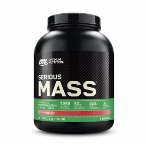 Optimum Nutrition Serious Mass Gainer Strawberry 2.73 kg (8 Servings) Malaysia | 895CBHAZL