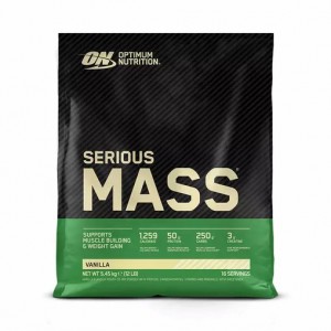 Optimum Nutrition Serious Mass Vanilla 5.45 kg (16 Servings) Malaysia | 980MOFARD