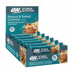 Optimum Nutrition Whipped Protein Bar Peanut And Salted Caramel 600 grams (10 Bars) Malaysia | 024IGLXFH