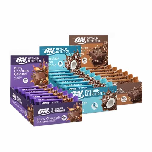 Optimum Nutrition 3x Protein Bar Box 10-12 bars per box Malaysia | 479UNQBXD