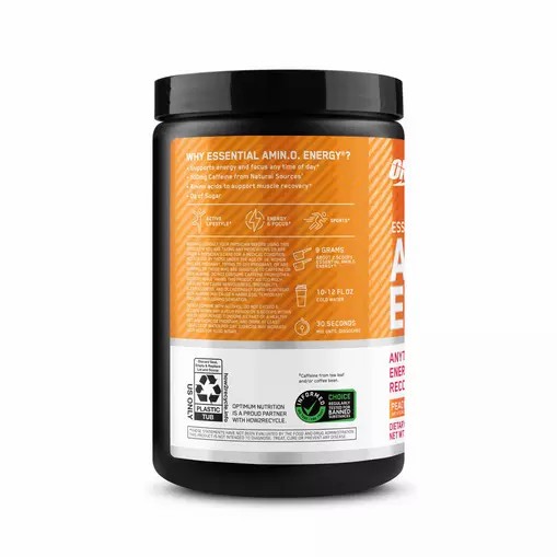 Optimum Nutrition ESSENTIAL AMIN.O. ENERGY® *new* Peach Mango Tango - Notify Me 0.6 lb - Notify me Malaysia | 798FQYJEB