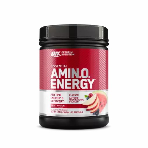 Optimum Nutrition ESSENTIAL AMIN.O. ENERGY® Fruit Fusion 1.29 lb (65 Servings) Malaysia | 904GQBCLJ