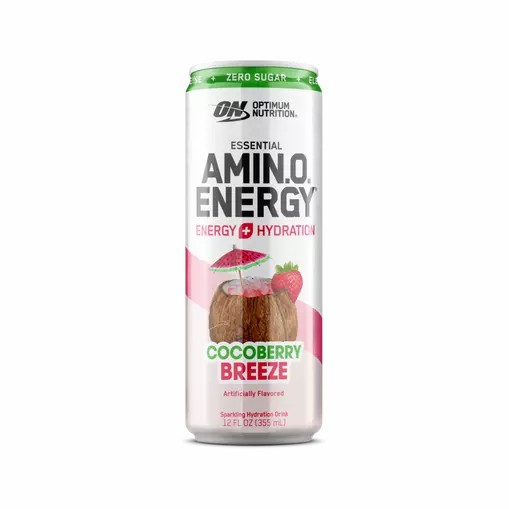 Optimum Nutrition ESSENTIAL AMIN.O. ENERGY+ Electrolytes Sparkling *new* Cocoberry Breeze 355ml * 12 Cans (12 Servings) Malaysia | 752PNKWMF