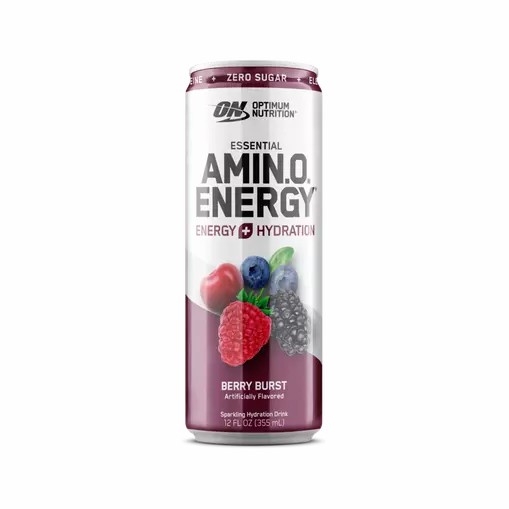 Optimum Nutrition ESSENTIAL AMIN.O. ENERGY+ Electrolytes Sparkling Berry Burst 355ml * 12 Cans (12 Servings) Malaysia | 310CGUZTL