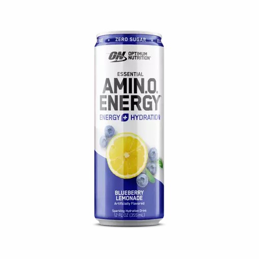 Optimum Nutrition ESSENTIAL AMIN.O. ENERGY+ Electrolytes Sparkling Blueberry Lemonade 355ml * 12 Cans (12 Servings) Malaysia | 319BMAFID