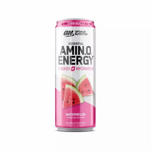 Optimum Nutrition ESSENTIAL AMIN.O. ENERGY+ Electrolytes Sparkling Watermelon 355ml * 12 Cans (12 Servings) Malaysia | 294PWLFBK