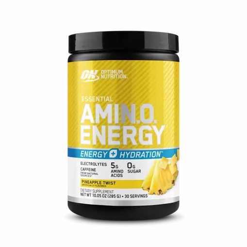 Optimum Nutrition Essential AMIN.O. ENERGY + Electrolytes Pineapple Twist 0.63 lb (30 Servings) Malaysia | 476VXFWTO