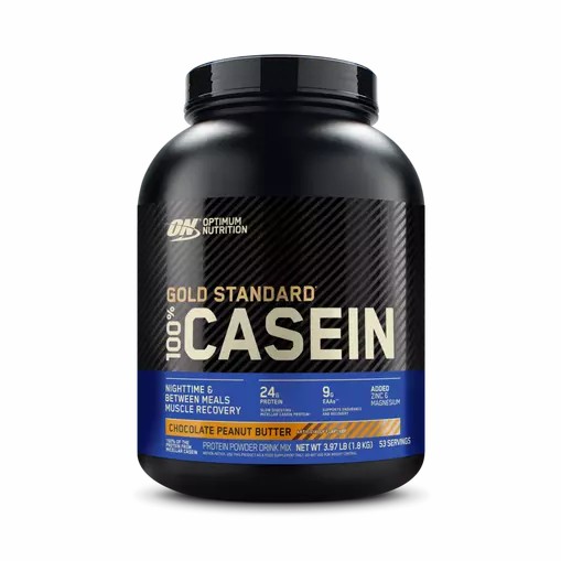 Optimum Nutrition GOLD STANDARD® 100% Casein Chocolate Peanut Butter 4 lb (53 Servings) Malaysia | 764CDMZYS