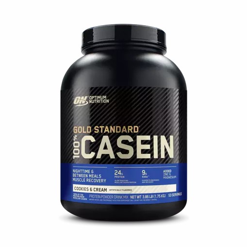 Optimum Nutrition GOLD STANDARD® 100% Casein Cookies & Cream 4 lb (53 Servings) Malaysia | 791HCAJFP