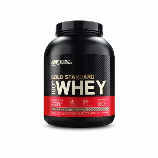 Optimum Nutrition GOLD STANDARD 100% WHEY™ Chocolate Coconut 5 lb (71 Servings) Malaysia | 198MABIJE