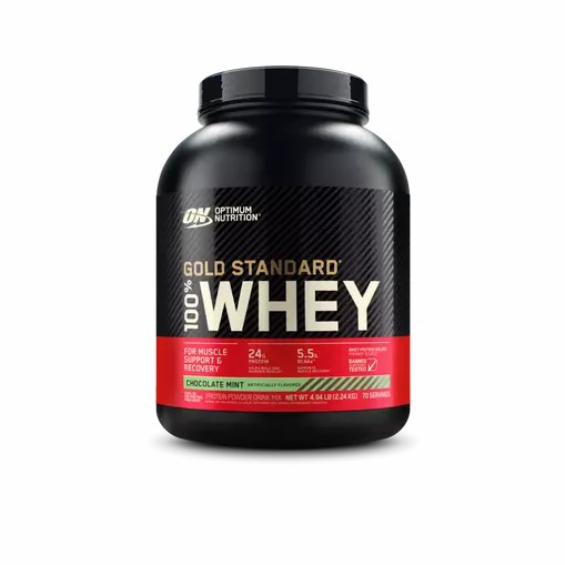 Optimum Nutrition GOLD STANDARD 100% WHEY™ Chocolate Mint 5 lb (70 Servings) Malaysia | 492FIRQMJ