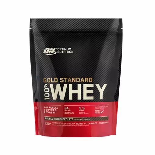 Optimum Nutrition GOLD STANDARD 100% WHEY™ Double Rich Chocolate 1.5 lb (22 Servings) Malaysia | 856EODNRJ