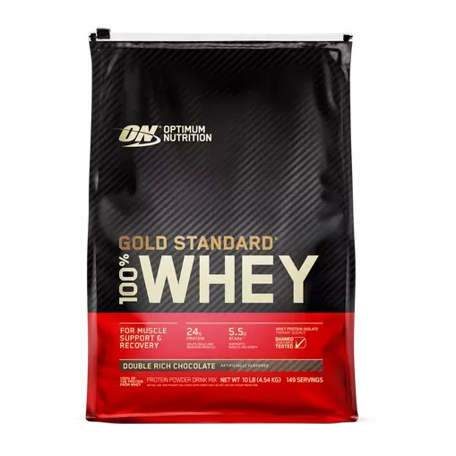 Optimum Nutrition GOLD STANDARD 100% WHEY™ Double Rich Chocolate 10 lb (149 Servings) Malaysia | 973ZLQNPB