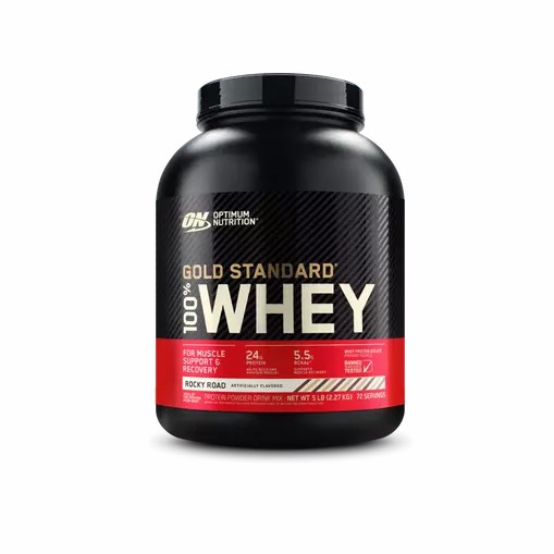 Optimum Nutrition GOLD STANDARD 100% WHEY™ Rocky Road 5 lb (72 Servings) Malaysia | 726PZINQF