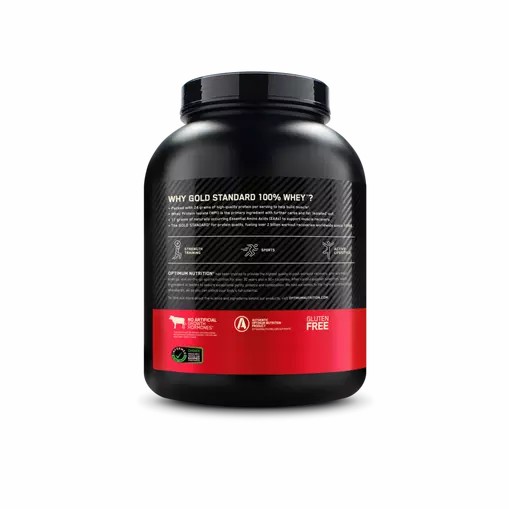 Optimum Nutrition GOLD STANDARD 100% WHEY™ Strawberries & Cream 5 lb (73 Servings) Malaysia | 987GBDMEX