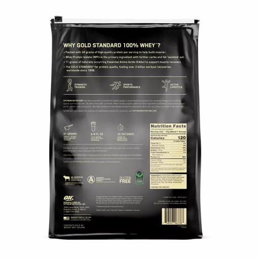 Optimum Nutrition GOLD STANDARD 100% WHEY™ Vanilla Ice Cream 10 lb - Notify me Malaysia | 384KTVYSH