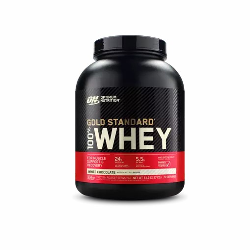 Optimum Nutrition GOLD STANDARD 100% WHEY™ White Chocolate 5 lb (73 Servings) Malaysia | 364HEVIRT