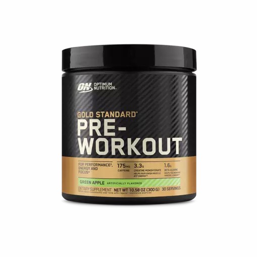 Optimum Nutrition GOLD STANDARD® Pre-Workout Green Apple 0.66 lb (30 Servings) Malaysia | 173BOCKPS