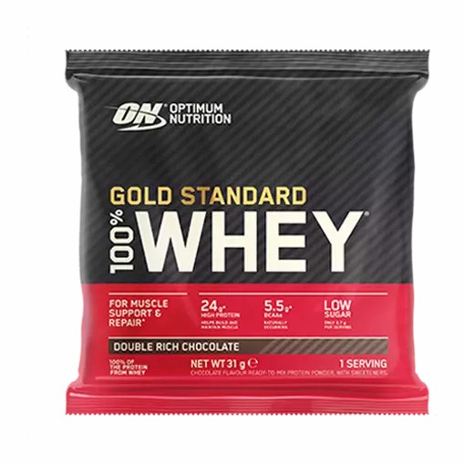 Optimum Nutrition Gold Standard 100% Whey Powder Sachets Double Rich Chocolate 1 sachet (31 grams) Malaysia | 279BWKPTO