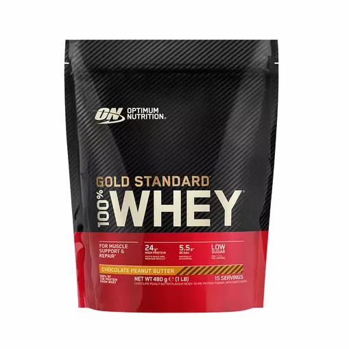 Optimum Nutrition Gold Standard 100% Whey Protein Powder Chocolate Peanut Butter 480 grams (15 Servings) Malaysia | 815YSLUGJ