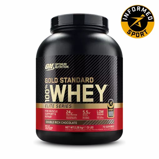 Optimum Nutrition Gold Standard 100% Whey - Elite Series Double Rich Chocolate 2.27 kg (74) Malaysia | 580FIPLRN