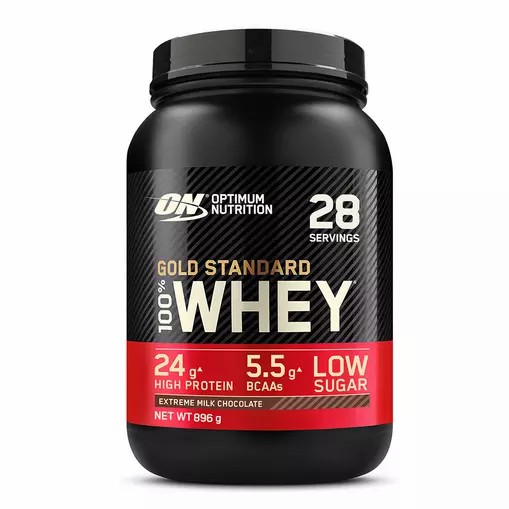 Optimum Nutrition Gold Standard 100% Whey Protein Powder Extreme Milk Chocolate 896 grams (28 Servings) Malaysia | 638PAEHWU