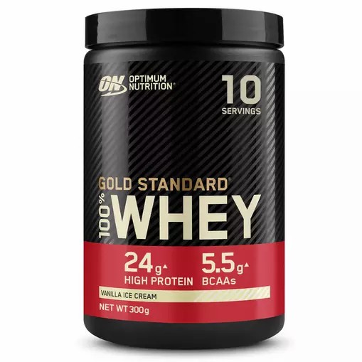 Optimum Nutrition Gold Standard 100% Whey Protein Powder Vanilla Ice Cream 300 grams (10 Servings) Malaysia | 643DORGUL