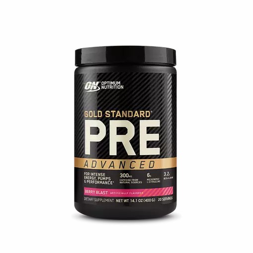 Optimum Nutrition Gold Standard Pre Advanced Berry Blast 20 Serves Malaysia | 250LDXJEO