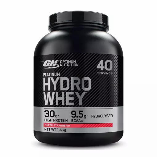 Optimum Nutrition Platinum Hydrowhey Super Strawberry 1.6 kg (40 Servings) Malaysia | 274YEODAL