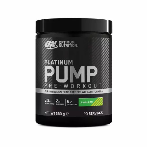 Optimum Nutrition Platinum Pump Pre-workout Lemon Lime 380 grams (20 Servings) Malaysia | 096CDNIQP